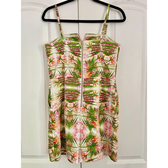 INC International Concepts Tropical Vacation Romper Size 8 Removable Straps - Picture 4 of 8